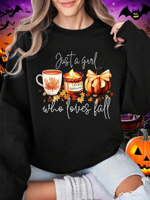 Ženska hoodica za Halloween s printom tikve, okrugli izrez, dugi rukav, prijenos topline