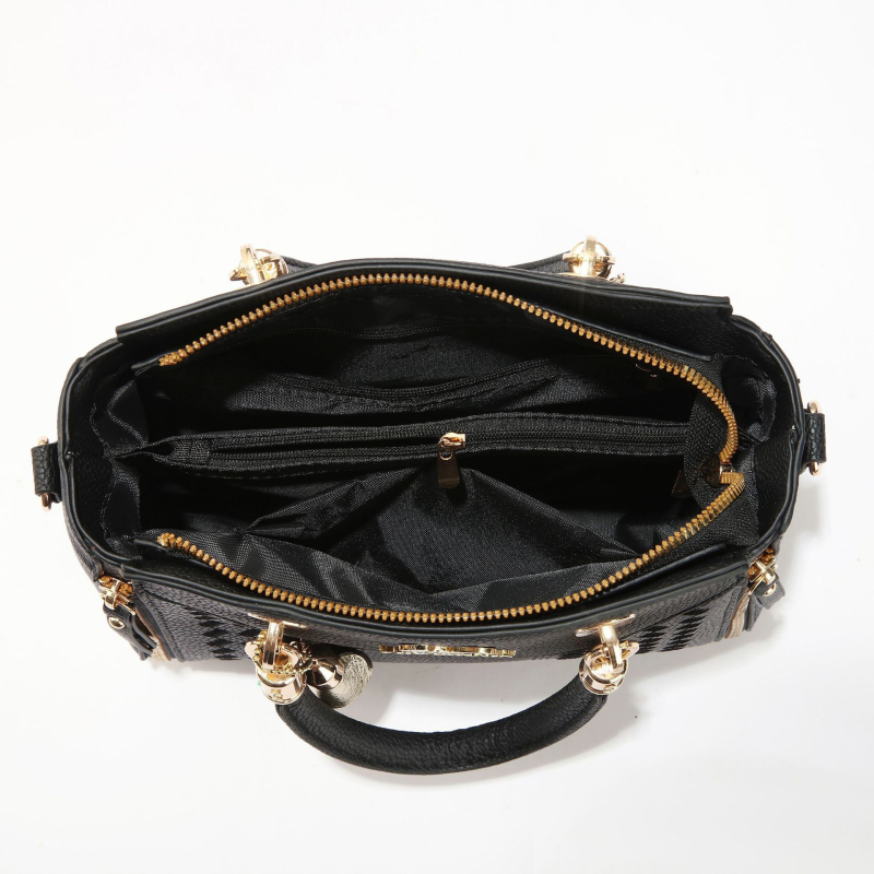 Tote torba u urbanom minimalističkom stilu, PU materijal, horizontalno pravokutni oblik, zatvarač