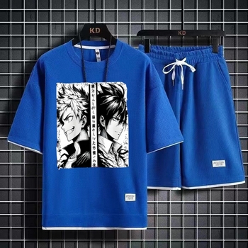 Tinejdžerska casual majica s karikaturnim hip-hop otiskom, ležernog kroja, poliester