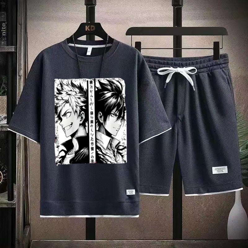 Tinejdžerska casual majica s karikaturnim hip-hop otiskom, ležernog kroja, poliester