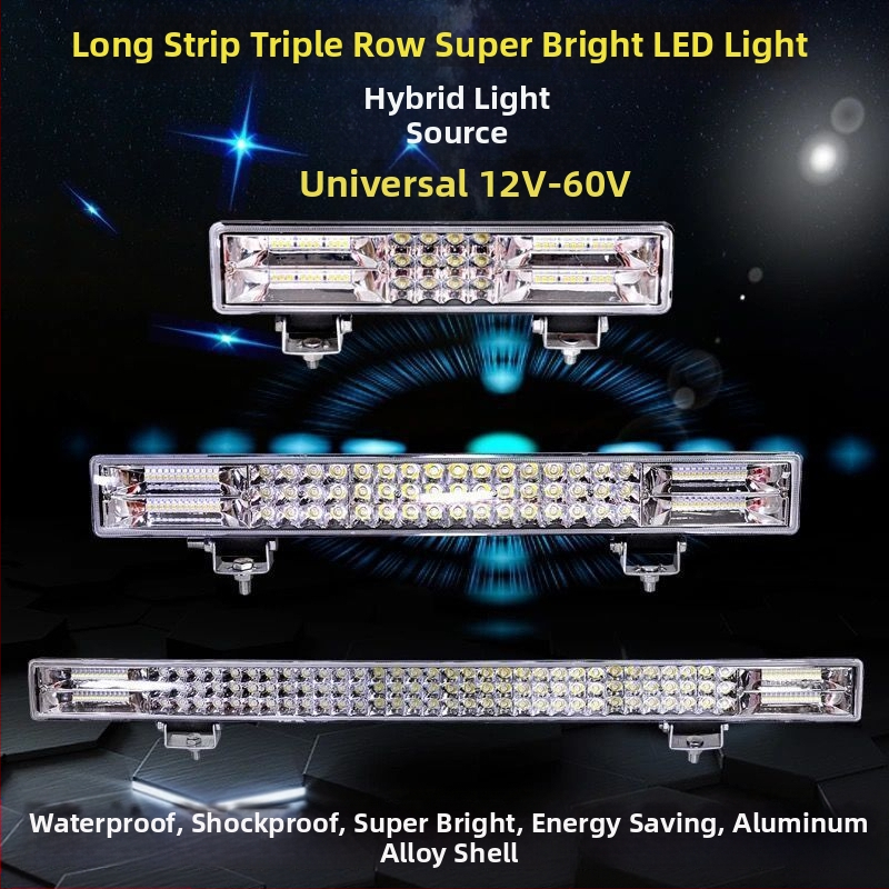 LED μπάρα φωτός αυτοκινήτου, αντι-ομίχλη, 50W, γενική τάση, 1000 lm