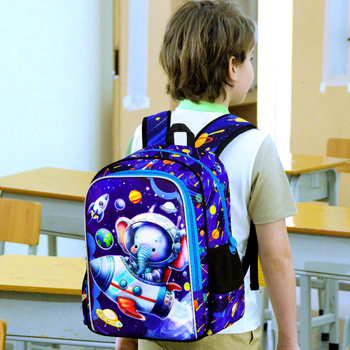 Παιδικό σακίδιο με σχέδιο κινουμένων σχεδίων, προστασία της σπονδυλικής στήλης, ελαφρύ και αναπνεύσιμο πολυεστέρας για πρωτοβάθμια εκπαίδευση