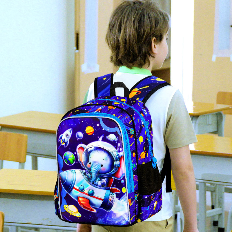 Παιδικό σακίδιο με σχέδιο κινουμένων σχεδίων, προστασία της σπονδυλικής στήλης, ελαφρύ και αναπνεύσιμο πολυεστέρας για πρωτοβάθμια εκπαίδευση