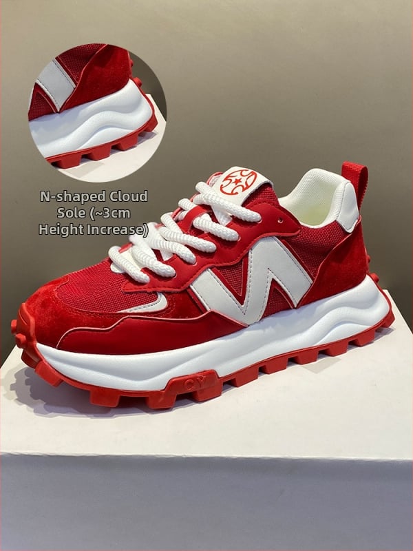 Unisex kasdieniai tinkliniai sportbačiai su mišriomis medžiagomis, apvali nosis, raišteliai, plokščias gumos putų padas