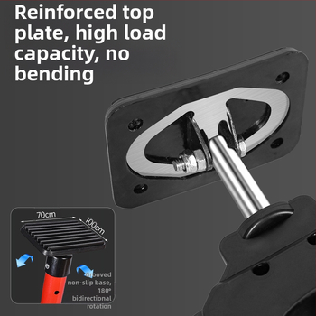 Teleszkópos fa-szekrény tartó rúd mennyezetre szerelhető, mosdó alatti és fürdőszobai szekrényekhez — Dongxian