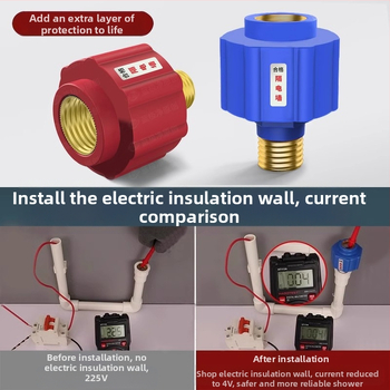 Zid za zaštitu od električnog udara za bojler, materijal PBT, marka Jarno, moderan minimalistički stil