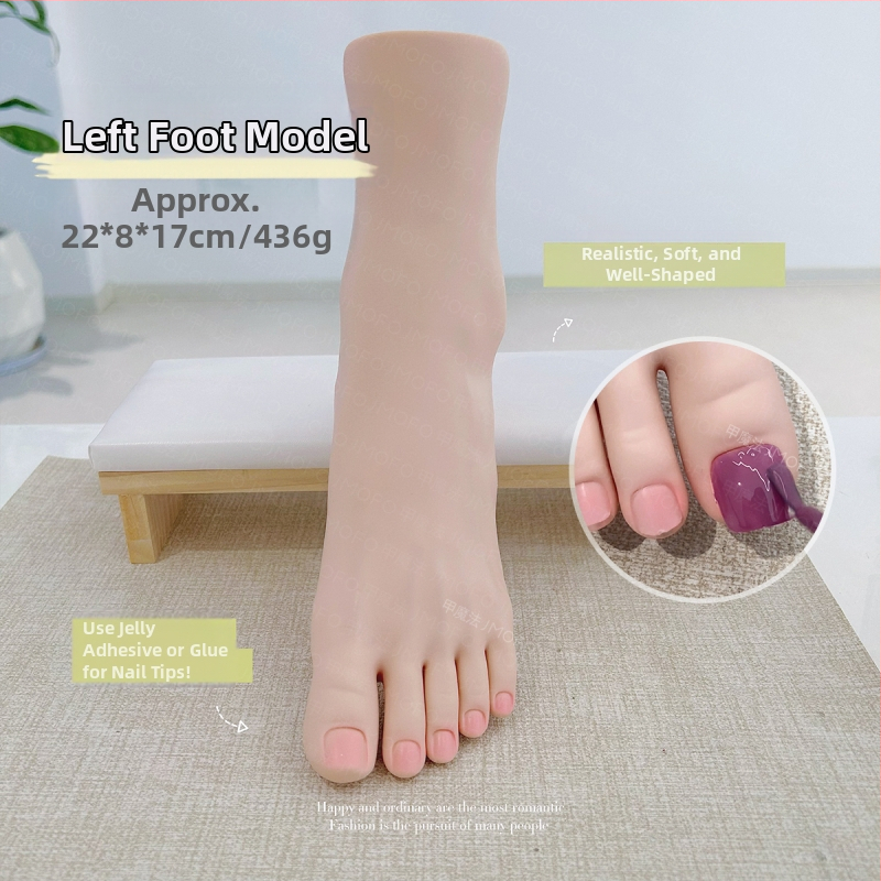 Model ruke za vježbanje nokti s mekanim savitljivim prstima — prikaz ruke za nokte, alat za umjetnost noktiju