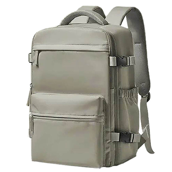 Unisex mugursoma ar vakuuma kompresiju, biznesa ceļojumiem; tilpums 36–55 l; Oxford audums; ūdensizturīgs; der pie 16 collu klēpjdatora