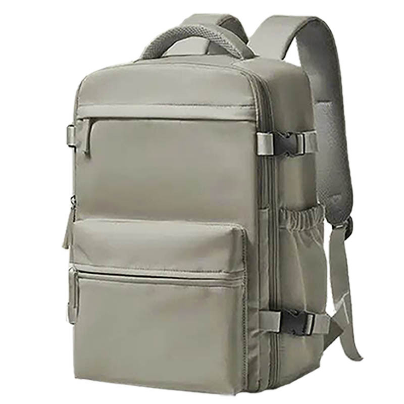 Unisex mugursoma ar vakuuma kompresiju, biznesa ceļojumiem; tilpums 36–55 l; Oxford audums; ūdensizturīgs; der pie 16 collu klēpjdatora