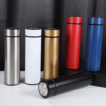 Termosa krūze ar iekšējo 304 nerūsējošo tēraudu, ārējo 201 nerūsējošo tēraudu, izolācija 6-12 stundas, portatīvs vakuuma dizains