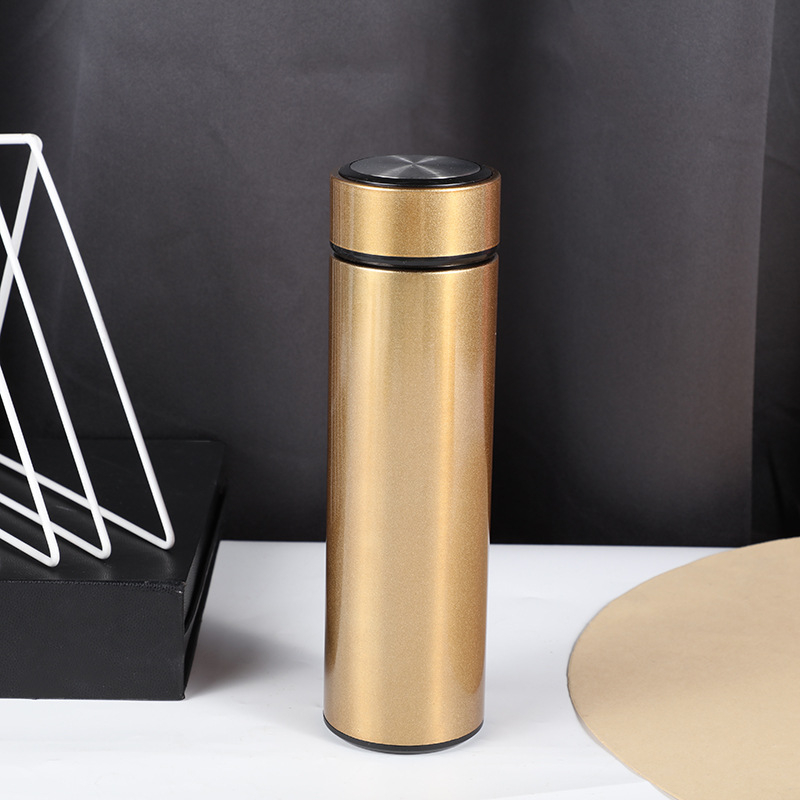 Termosa krūze ar iekšējo 304 nerūsējošo tēraudu, ārējo 201 nerūsējošo tēraudu, izolācija 6-12 stundas, portatīvs vakuuma dizains