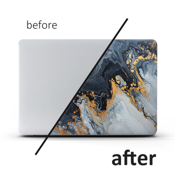 Portatīvā datora korpusa aizsargfilms – PVC, korpusa membrāna, mehāniska apstrāde, MacBook saderīgs, pret skrāpējumiem, bez griešanas, bez līmes.