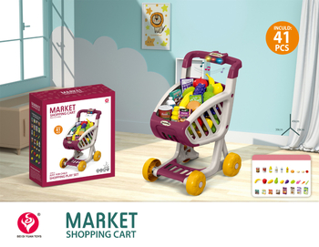 Simulacijsko kolica za igru – s glazbom, plastično, za djecu 4–6 godina