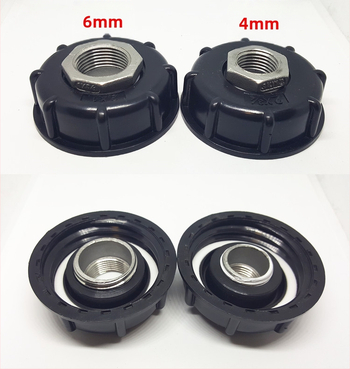 IBC tvertnes adapteris — 2 collas vītne uz 1 collas iekšējās vītnes, plastmasas savienotājs