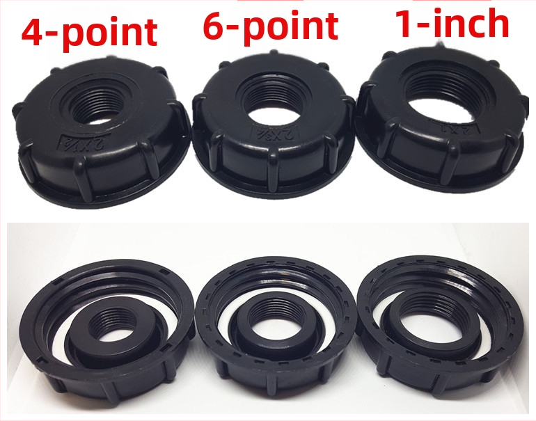 Adaptér pre IBC sud — 2-palcový závit na 1-palcový vnútorný závit, plastový konektor