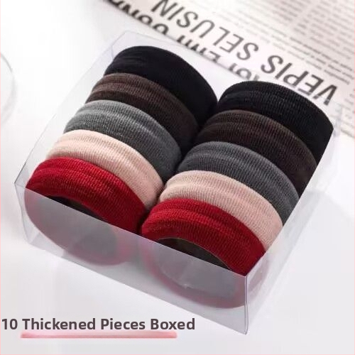 Elastična gumica za visoku repu — bezšivna, visoke elastičnosti, poliestersko vlakno, marka Unique Item, proljeće 2025, stil crtani, svježe i slatko