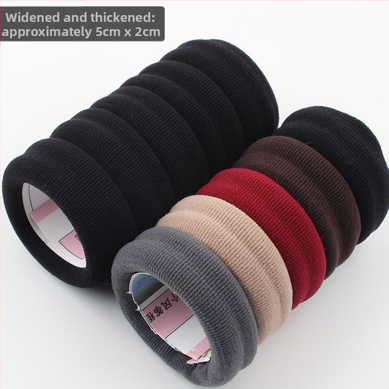 Elastična gumica za visoku repu — bezšivna, visoke elastičnosti, poliestersko vlakno, marka Unique Item, proljeće 2025, stil crtani, svježe i slatko