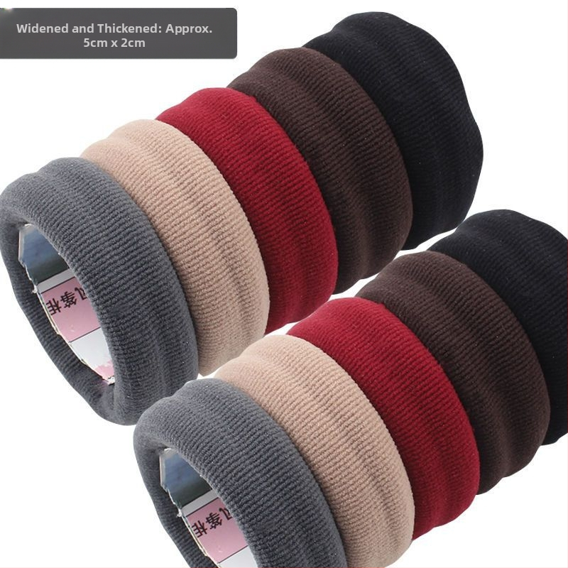 Elastična gumica za visoku repu — bezšivna, visoke elastičnosti, poliestersko vlakno, marka Unique Item, proljeće 2025, stil crtani, svježe i slatko