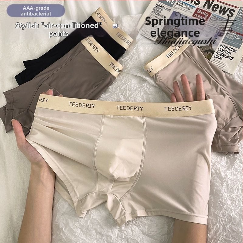 Vīriešu bezšuvju elpojošās bikses - ledus zīda viskozes audums, vidējā josta, kokvilnas oderes 91–95%, vasara