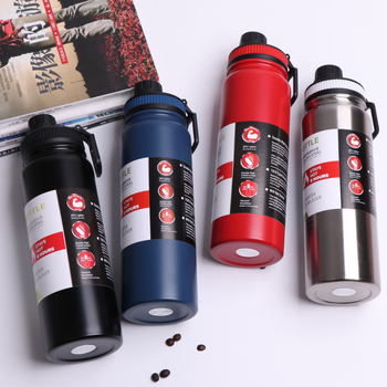 Izolēta termos krūze no 304 nerūsējošā tērauda – divslāņa, saglabā siltumu 12–24 stundas, pārnēsājams ārējais ūdens pudele auto, riteņbraukšana un pārgājieni, lāzera gravēšana pieejama