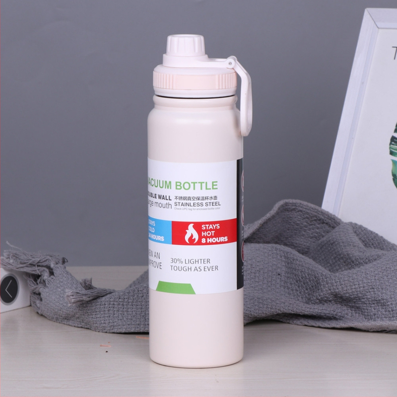 Izolēta termos krūze no 304 nerūsējošā tērauda – divslāņa, saglabā siltumu 12–24 stundas, pārnēsājams ārējais ūdens pudele auto, riteņbraukšana un pārgājieni, lāzera gravēšana pieejama