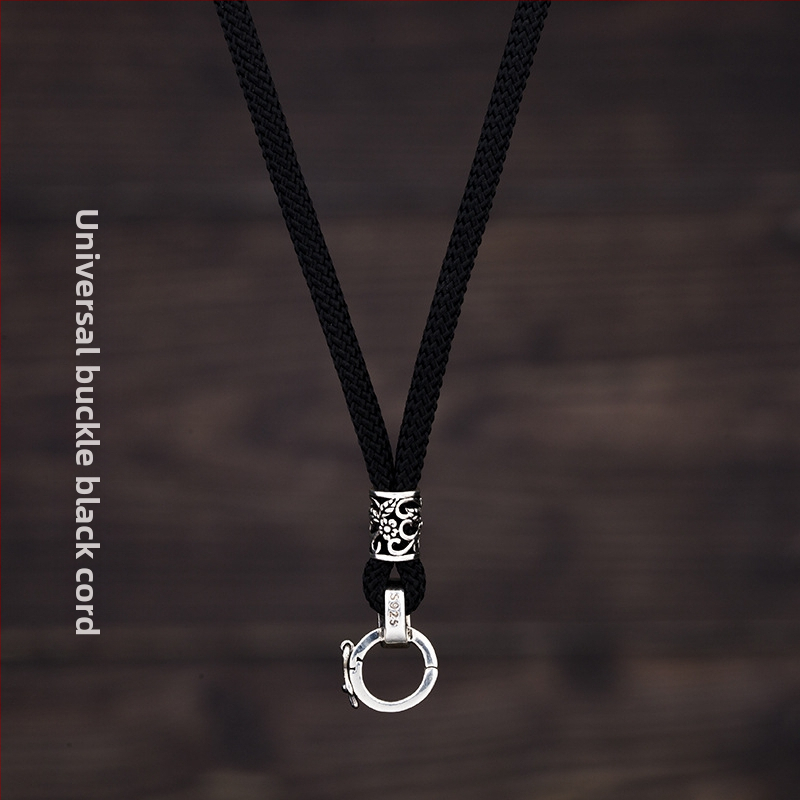 Unisex karoliai su pakabuku ir sagtimi Passepartout virviniu grandine