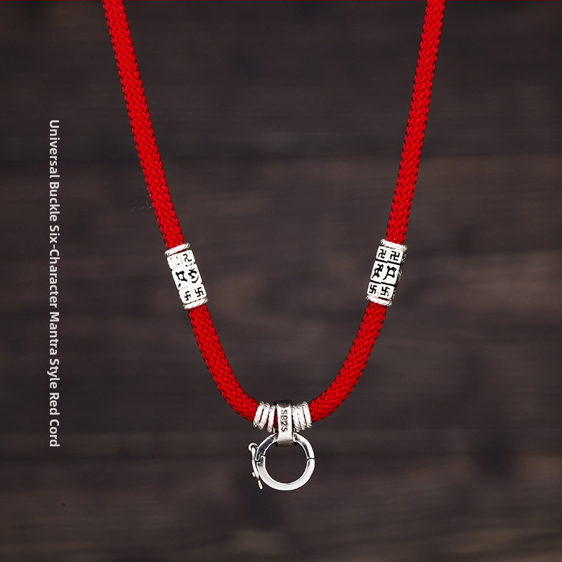 Unisex karoliai su pakabuku ir sagtimi Passepartout virviniu grandine