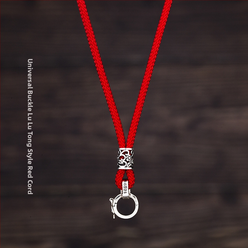 Unisex karoliai su pakabuku ir sagtimi Passepartout virviniu grandine