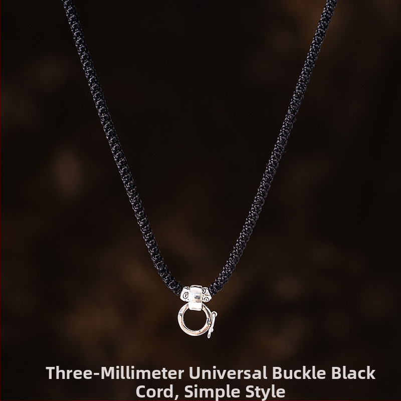 Unisex karoliai su pakabuku ir sagtimi Passepartout virviniu grandine