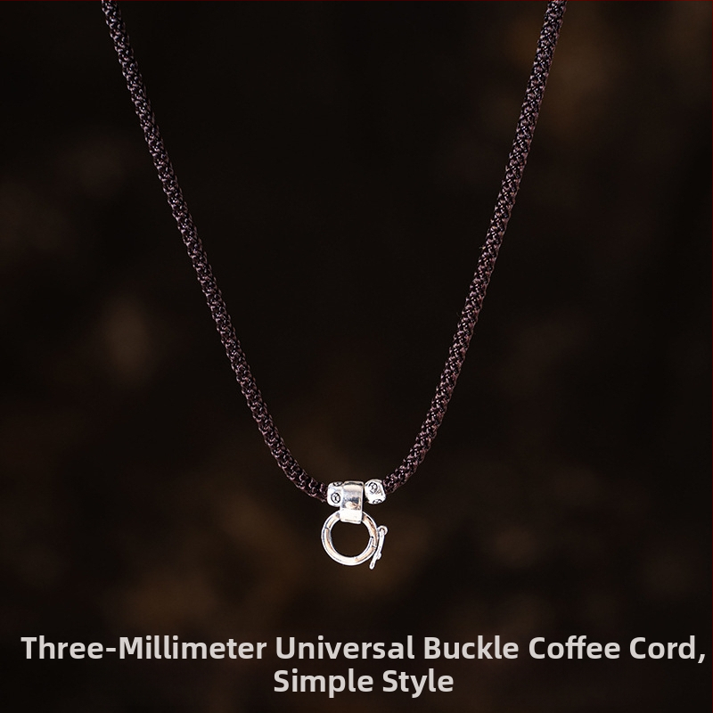 Unisex karoliai su pakabuku ir sagtimi Passepartout virviniu grandine