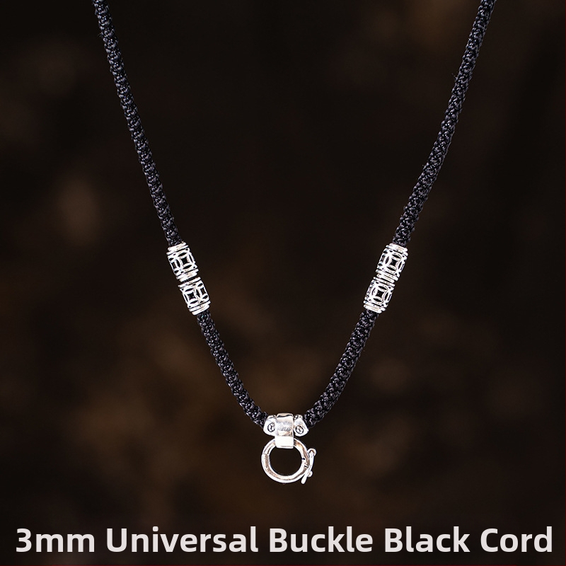 Unisex karoliai su pakabuku ir sagtimi Passepartout virviniu grandine