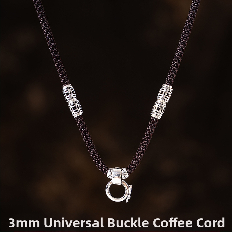 Unisex karoliai su pakabuku ir sagtimi Passepartout virviniu grandine