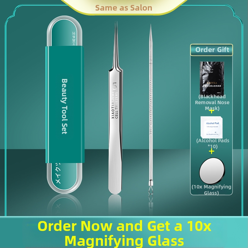 Σετ βελονών ακμής από ανοξείδωτο ατσάλι – εργαλεία ομορφιάς Little genius