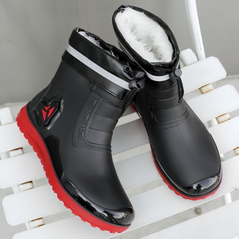 Muške kišne čizme s niskim gornjim dijelom, PVC gornji dio, gumeni đon, protuklizne, otporne na habanje