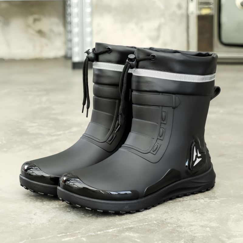 Muške kišne čizme s niskim gornjim dijelom, PVC gornji dio, gumeni đon, protuklizne, otporne na habanje