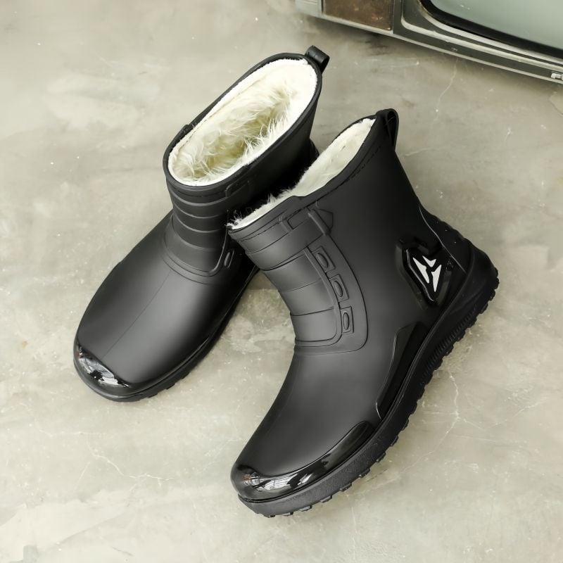 Muške kišne čizme s niskim gornjim dijelom, PVC gornji dio, gumeni đon, protuklizne, otporne na habanje