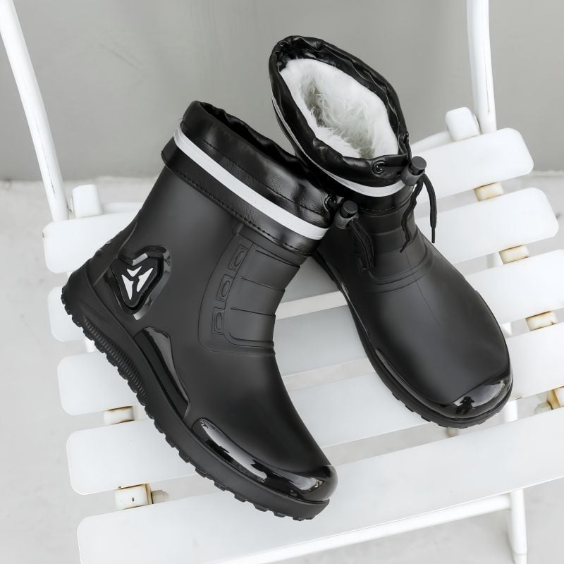 Muške kišne čizme s niskim gornjim dijelom, PVC gornji dio, gumeni đon, protuklizne, otporne na habanje