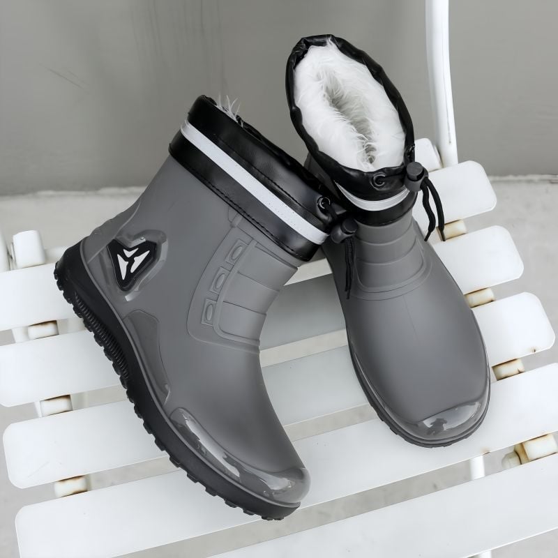 Muške kišne čizme s niskim gornjim dijelom, PVC gornji dio, gumeni đon, protuklizne, otporne na habanje