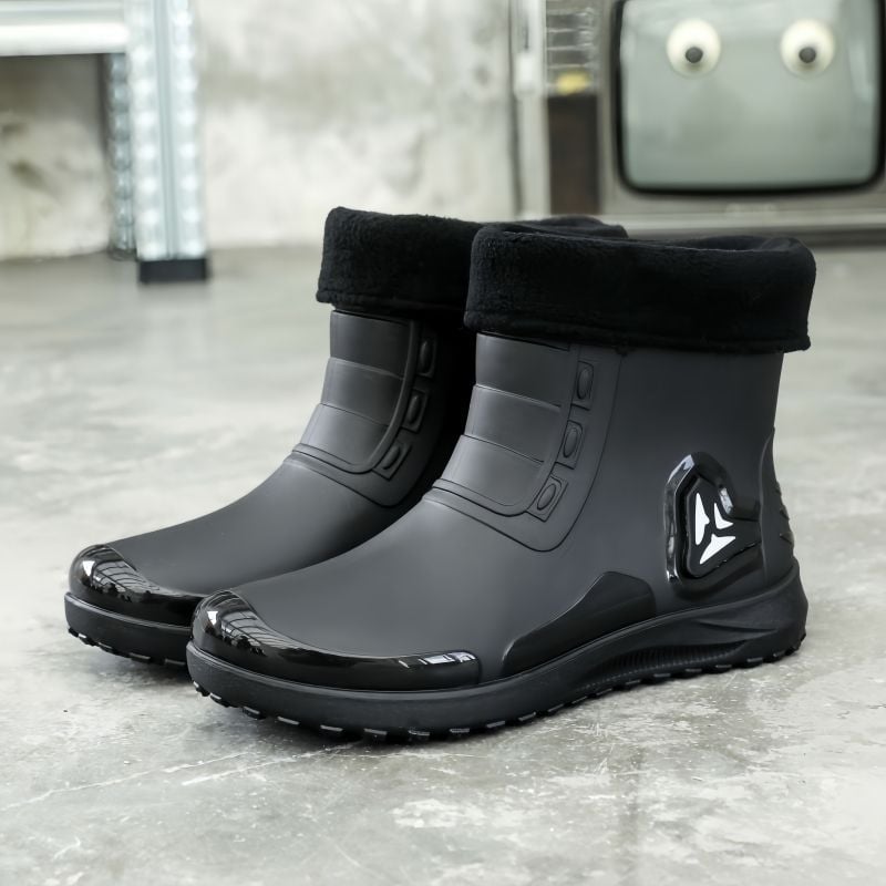 Muške kišne čizme s niskim gornjim dijelom, PVC gornji dio, gumeni đon, protuklizne, otporne na habanje