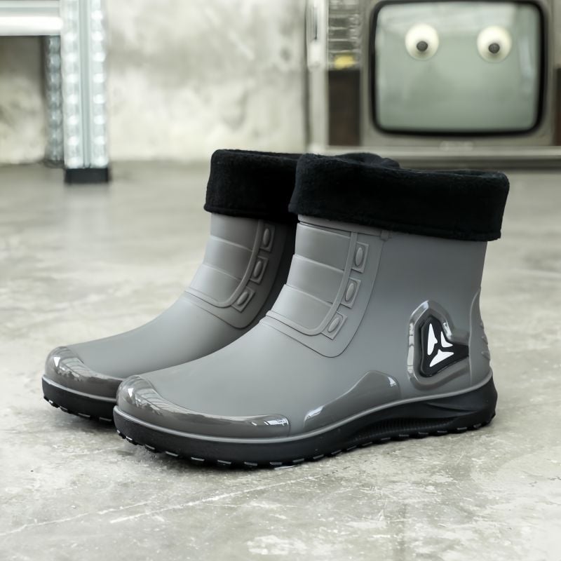 Muške kišne čizme s niskim gornjim dijelom, PVC gornji dio, gumeni đon, protuklizne, otporne na habanje