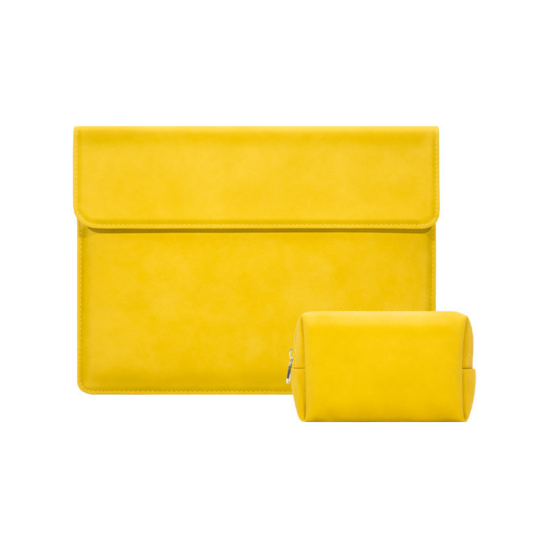 Laptop tok - PU vízálló, 2025 tavasz, városi minimalist stílus, egyszínű dizájn, uniszex