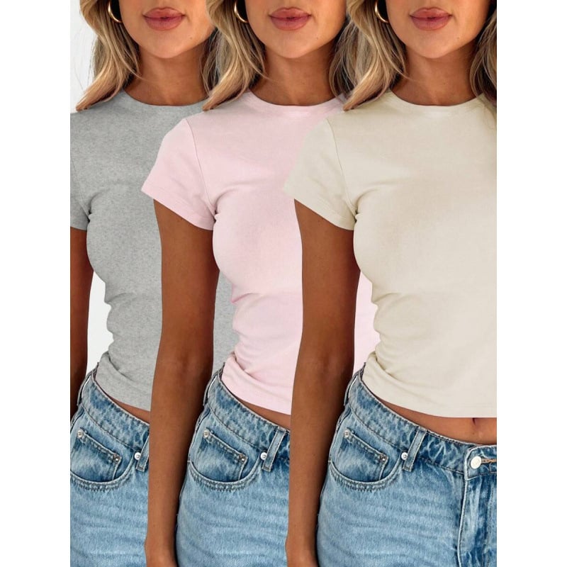 Majica - Unisex, Slim Fit, 3/4 rukava, Vlakna proteina mlijeka (Šifra sh52397267)