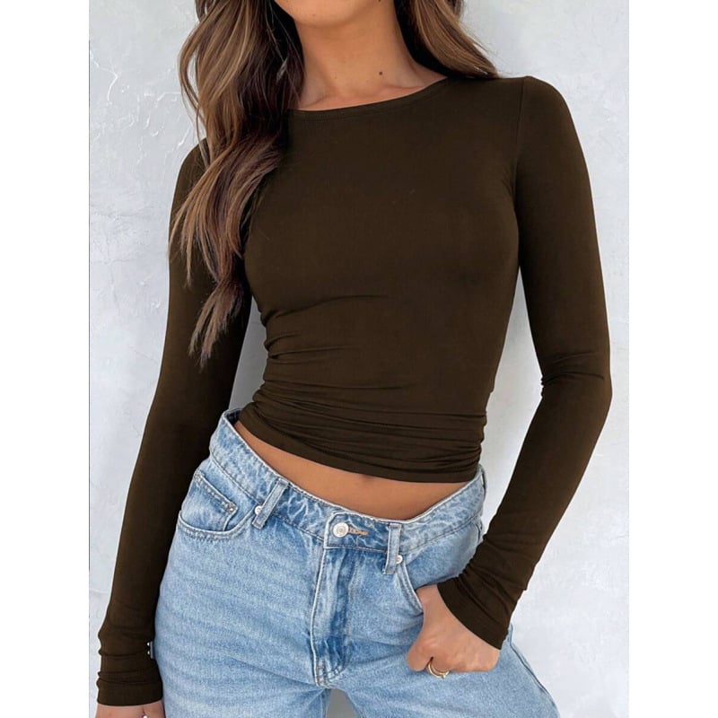 Majica - Unisex, Slim Fit, 3/4 rukava, Vlakna proteina mlijeka (Šifra sh52397267)