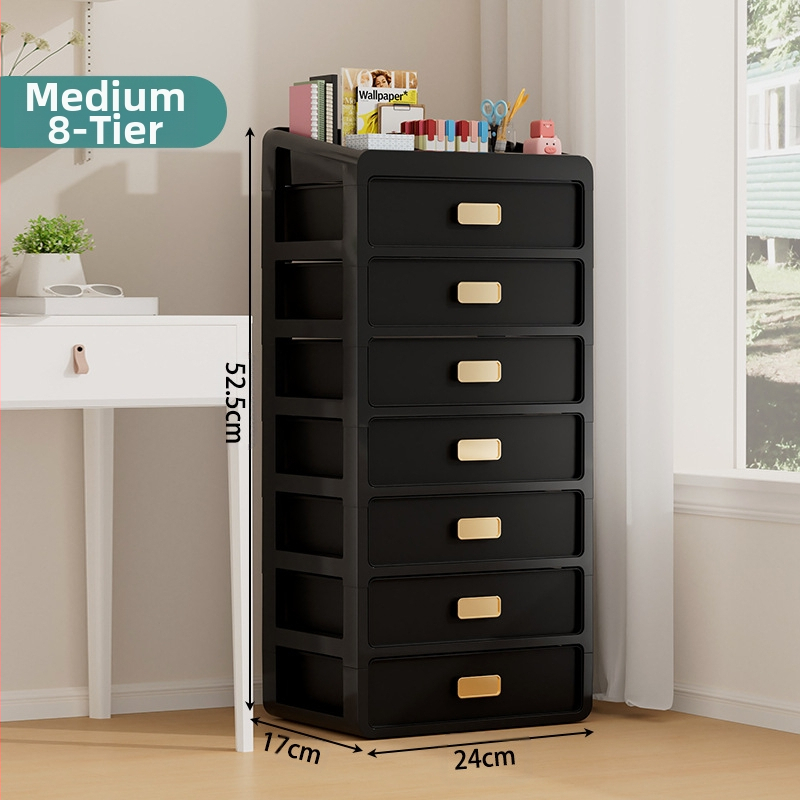 Plastična kutija za kozmetiku s ladicom ispod stola, japanskog stila organizator njege kože, velik kapacitet