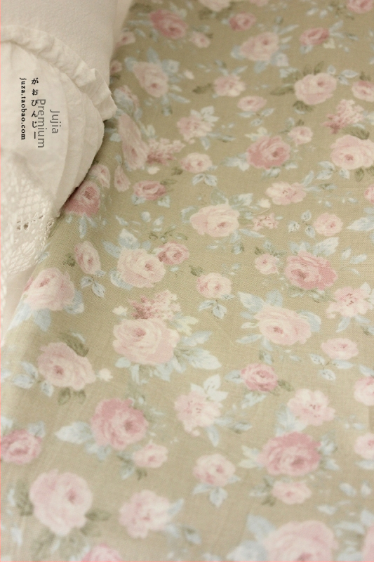 Памучна двуслойна марля за дрехи и спално бельо, корейски стил флорална шарка, майчино-бебешка класа, ръчно изработено