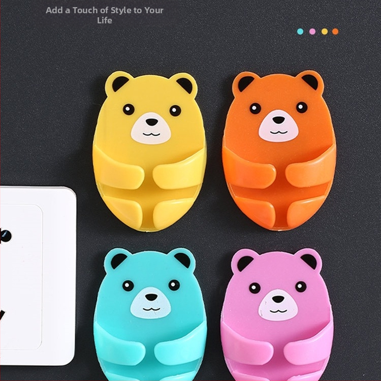 Viacúčelový háčik na zásuvku s lepiacou vrstvou, bez vrtania, organizér káblov do kuchyne