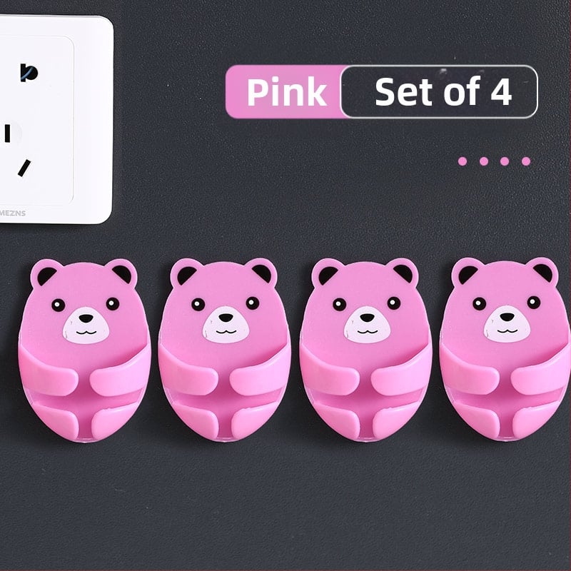 Cuier multifuncțional pentru priză cu bandă adezivă, organizator de cabluri pentru bucătărie, montaj fără găuri