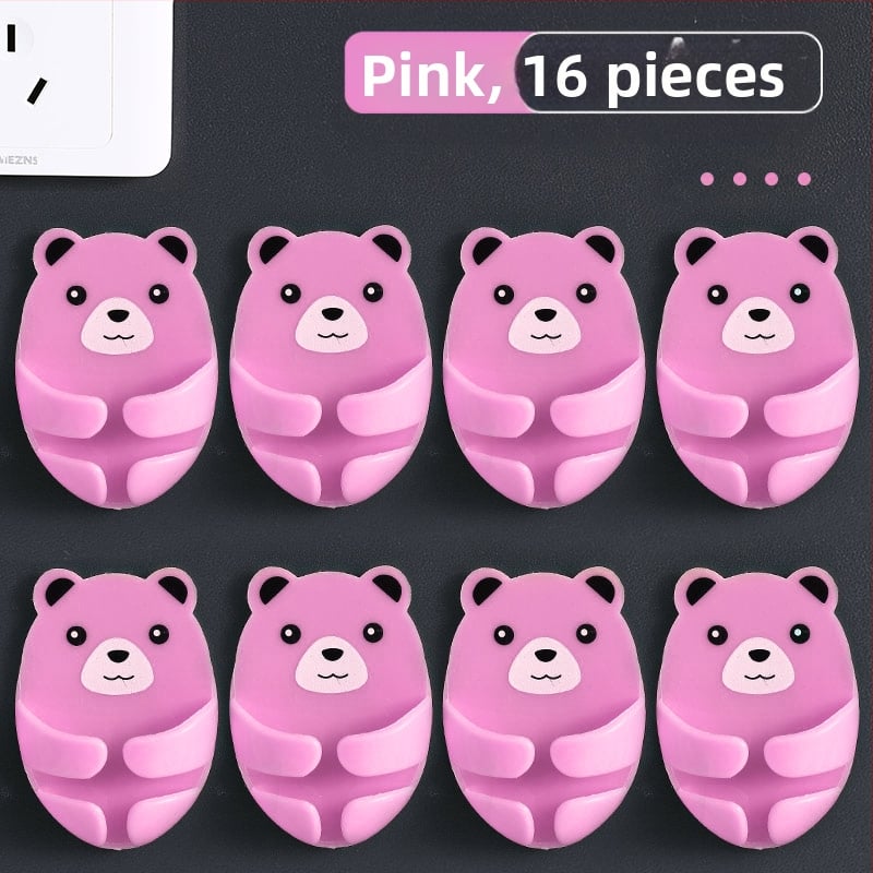 Cuier multifuncțional pentru priză cu bandă adezivă, organizator de cabluri pentru bucătărie, montaj fără găuri