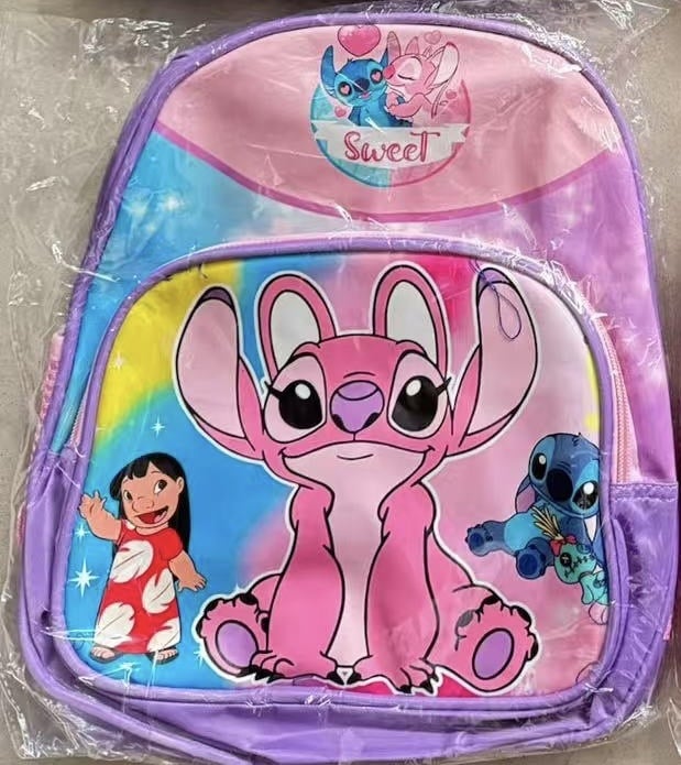 Детска раница за училище с анимиран карикатурен принт, Oxford плат, дишаща и ултра лека, полиестерна подплата, извита презрамка