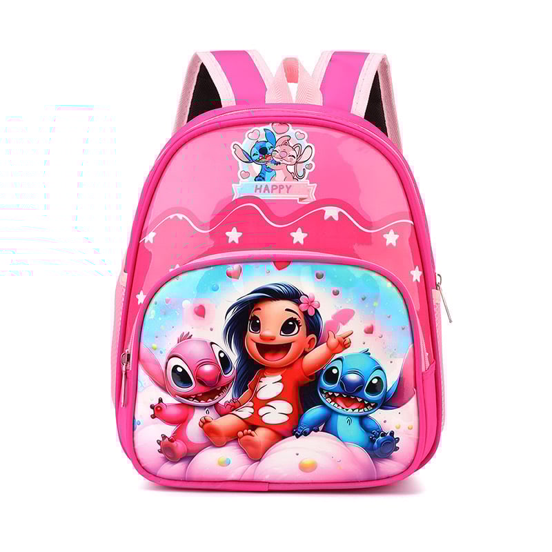 Детска раница за училище с анимиран карикатурен принт, Oxford плат, дишаща и ултра лека, полиестерна подплата, извита презрамка